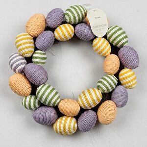 Threshold Easter Egg Wreath 14" Pastel Spring Door Decor Target New